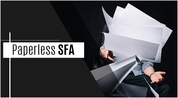 This One is for the Earth! Paperless SFA– Where Less is More!